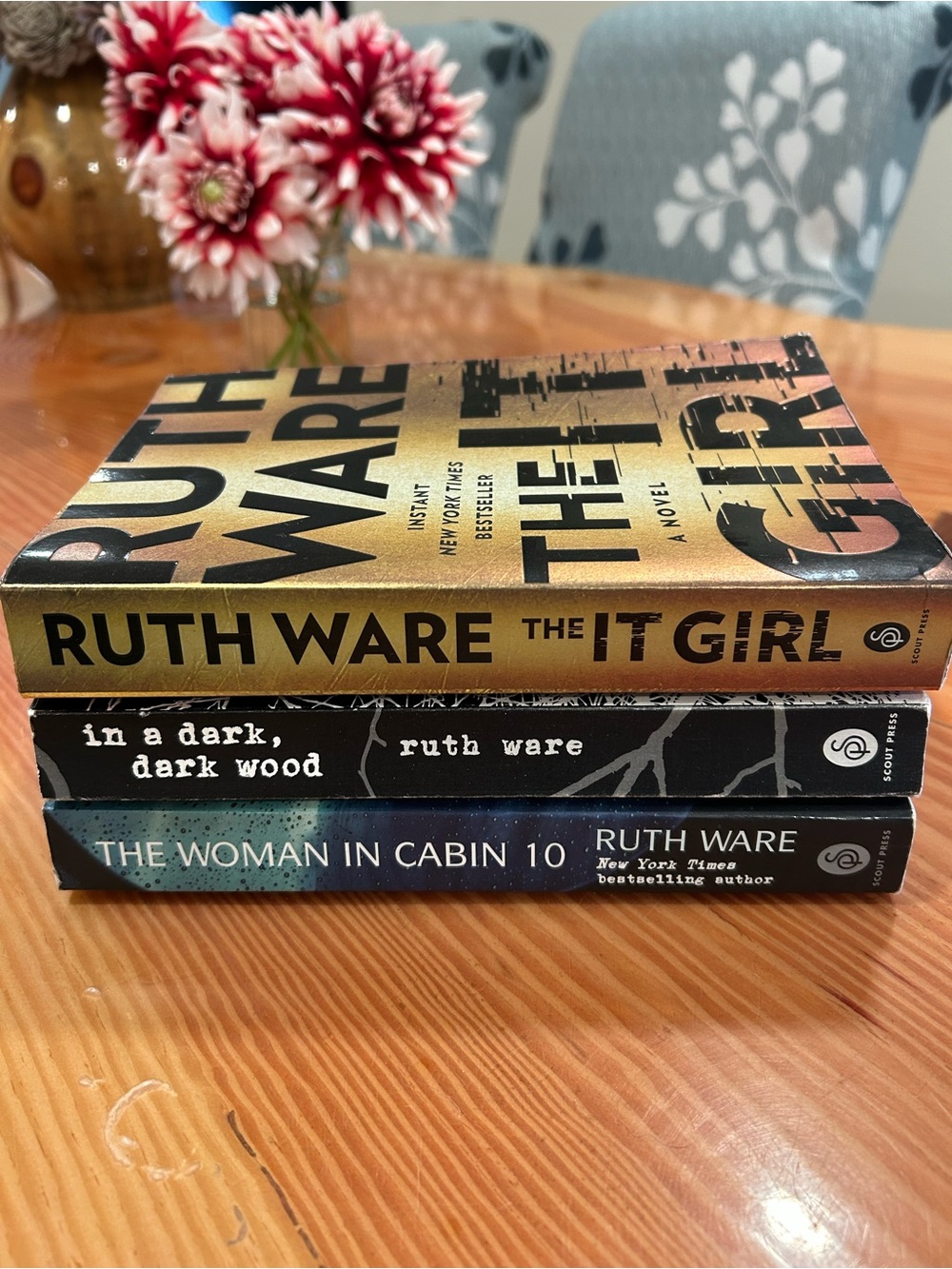 3 Ruth Ware Books: The It Girl, In a Dark, Dark Wood & The Woman in Cabin 10